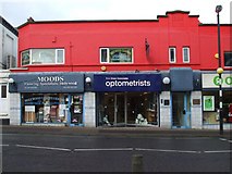 J3979 : Moods / Optometrists, Holywood by Kenneth  Allen