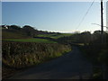 Lane leading to Ty-du road Glan Conwy