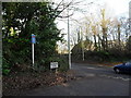 Looking from Rookwood Close into Twyford Road