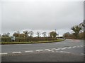 Sharp bend on the A50, near Radbroke Hall