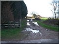 Footpath from minor road