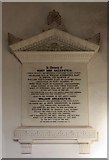 TL7789 : St Mary, Weeting, Norfolk - Wall monument by John Salmon