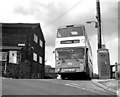 SE0323 : Steep Lane bus terminus, near Halifax by Dr Neil Clifton