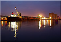 J3576 : Dusk at Belfast docks by Rossographer