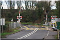 TR2363 : Level crossing at Grove Ferry by N Chadwick