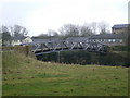 New footbridge over the River Ribble, Low Moor