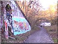 Crouch End Hill Bridge Graffiti