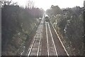 Railway line to Great Malvern