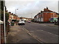 Approaching the junction of The Crescent and Newtown Road