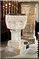 St Martin, Sandford St Martin, Oxon - Font