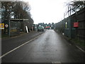 Recycling facility just off Woodside Avenue