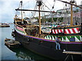 Brixham - Touching Up The Golden Hind