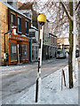 December Snow 2009 - Norfolk Street belisha