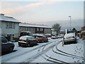 Recent snow in Dormington Road