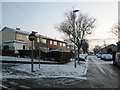 Looking from Mortimer Road into a snowy Ledbury Road