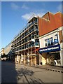 Scaffolding on Woolworths, Torquay