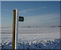 Footpath sign