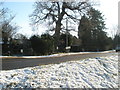 Witley village boundary on the Petworth Road