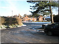 Looking from Chichester Close towards Sunnydown