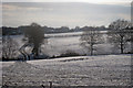 TQ6717 : Snowy Fields off Lankhurst Lane by Oast House Archive