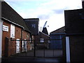 Oast house in yard of W A Church High Street Bures