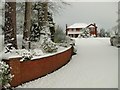 Snow-bound house, Omagh