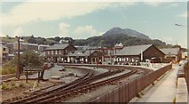 SH5738 : Porthmadog Station, Ffestiniog Railway by Michael Westley