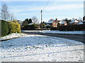 Looking from Cramhurst Lane across Wheeler Lane towards Croft Road