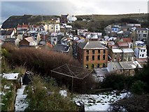 NZ7818 : Staithes from Cowbar Nab by Andrew Curtis