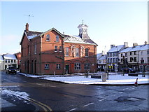 J2053 : Market Square in the snow, Dromore by Dean Molyneaux