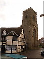 Much Wenlock: Bull Ring and parish church