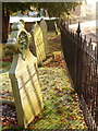 Eyton upon the Weald Moors: gravestones and churchyard railings