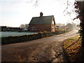 Eyton upon the Weald Moors: frosty village scene