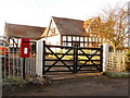 Eyton upon the Weald Moors: the Old School House and postbox № TF6 121