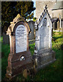 Gravestones, Bangor Abbey churchyard