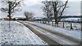 The road to West Mains Farm