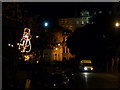 Bournemouth: snowman lights in Bourne Avenue