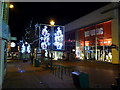 Bournemouth: Christmas lights in Commercial Road