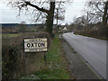 Oxton village sign