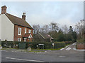 Viewed across fields from near the junction of Epperstone Road and Southwell Road.