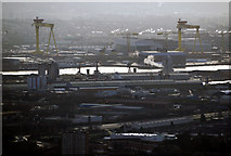 J3575 : Belfast docks from Cave Hill by Rossographer