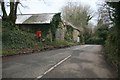 Postbox and outbuildings