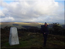 SK0273 : Burbage Edge trig point by steven ruffles