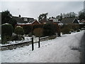 Lingering snow in Reservoir Lane