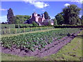 Poyntzfield house from the herb nursery gardens