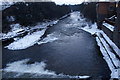 The River Ericht at Blairgowrie in winter