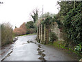 Access road to Burgh Castle Marina and boatyard