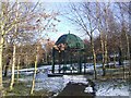 Shelter in Bushbury Crematorium