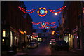 Allan Street, Blairgowrie, at Christmas