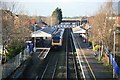 Departing train at Evesham